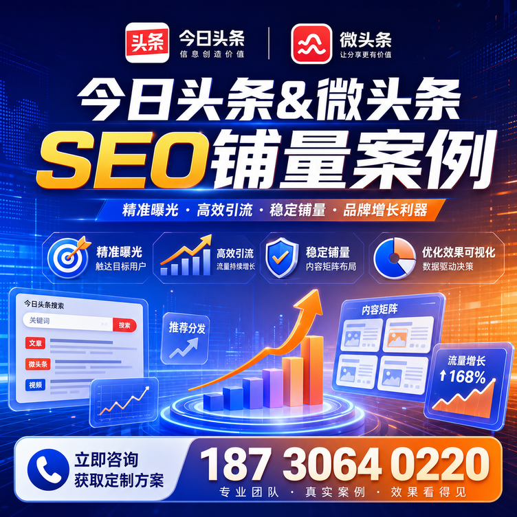 宝鸡头条号SEO矩阵批量内容铺量成功案例