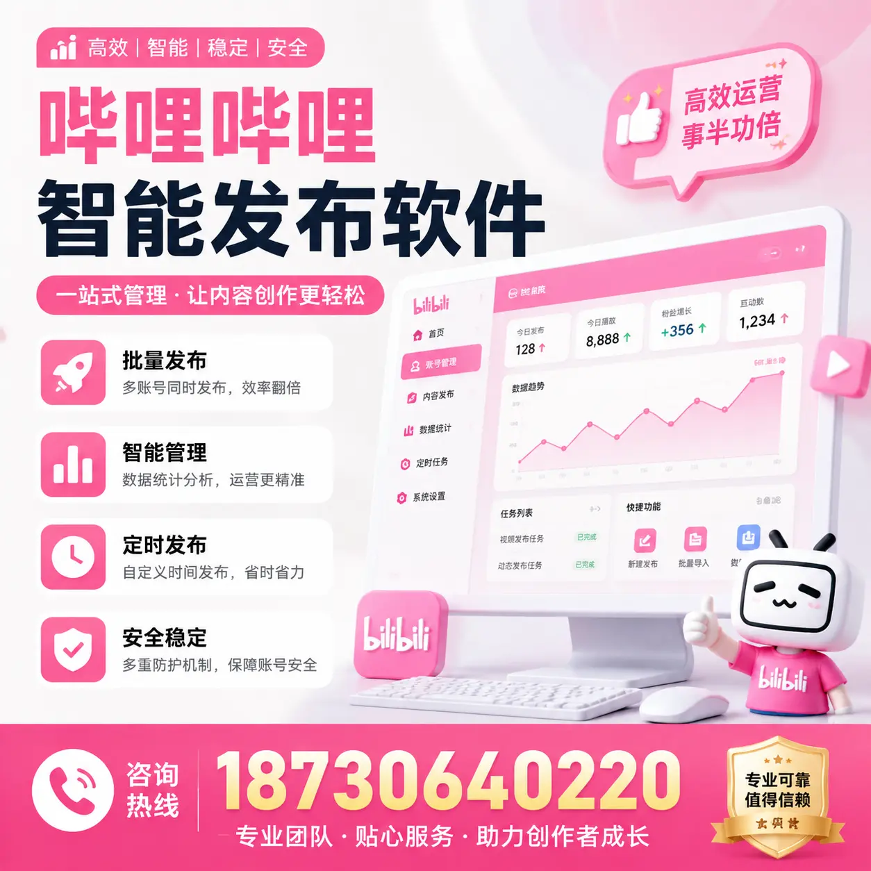 如何评估哔哩哔哩智能发布软件的ROI？宝鸡 企业必读